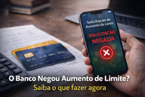 O que fazer quando o banco nega o aumento de limite?